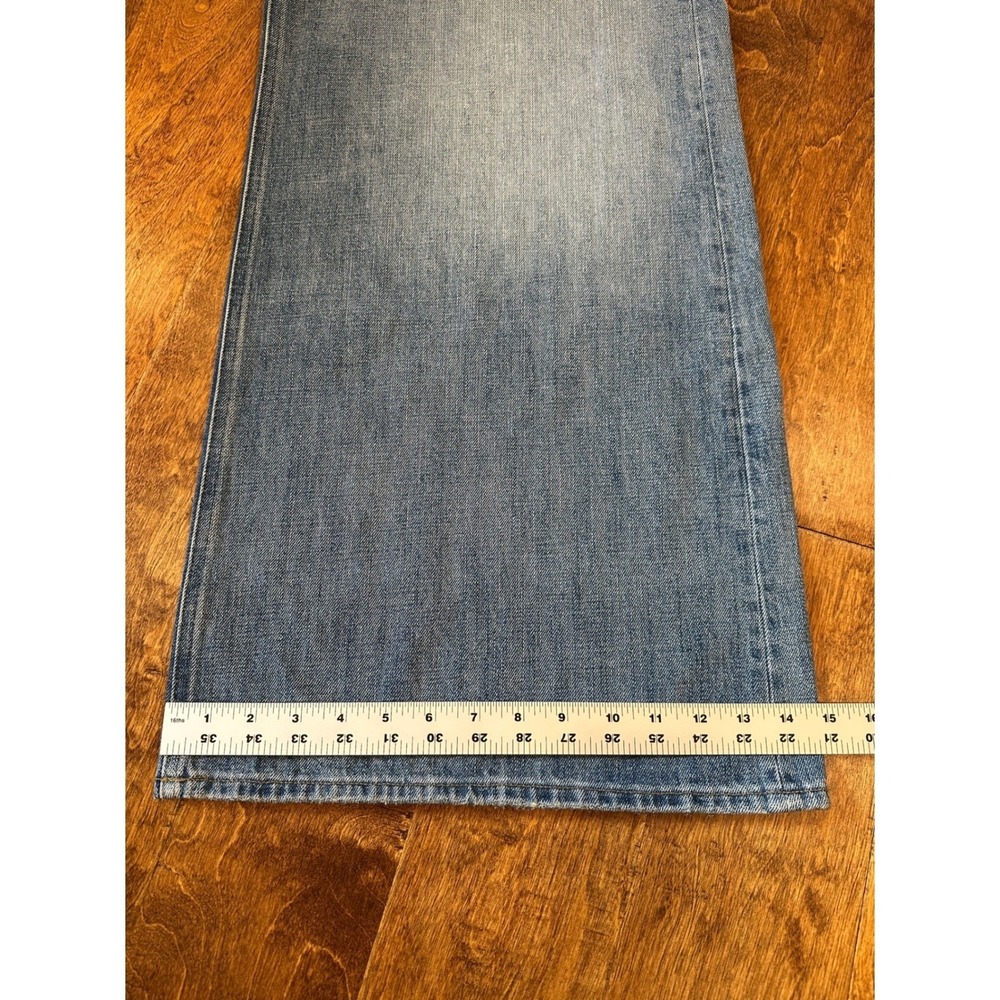 J.Crew High Rise Super Wide Leg Jeans Women Size 31 Blue Denim Sold Out Retro - Picture 9 of 13
